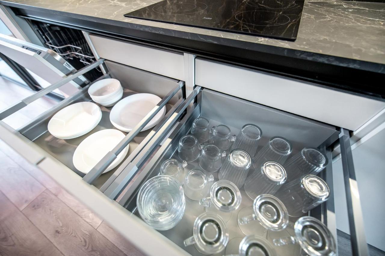 카우나스 Jacuzzi Cinema Loft 아파트 외부 사진